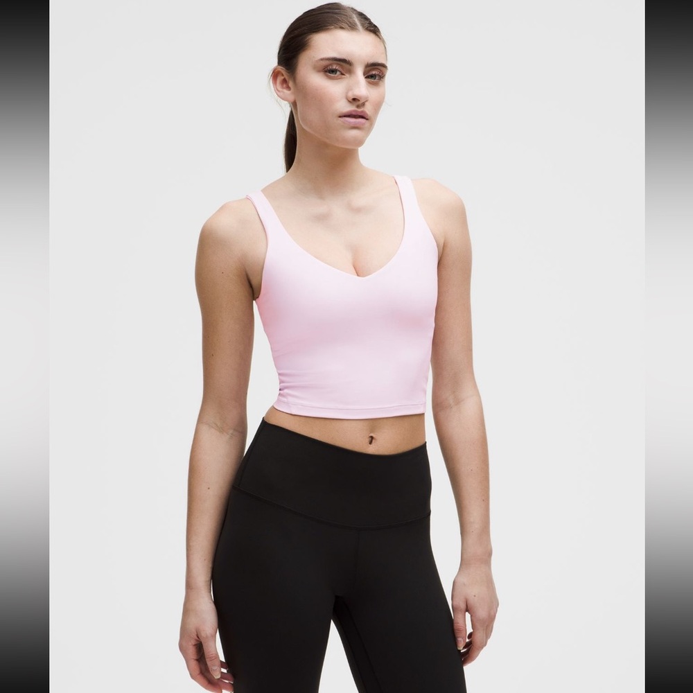 Lululemon Align Tank size 6 pink organza